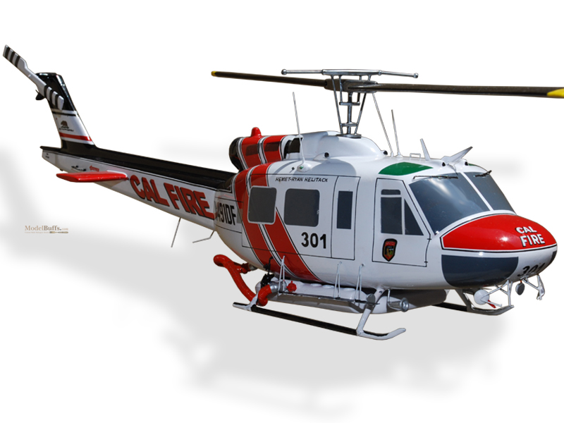 fire cal uh 1h bell firefighting huey super helicopter helicopters aircraft civilian models modelbuffs wood snapshot