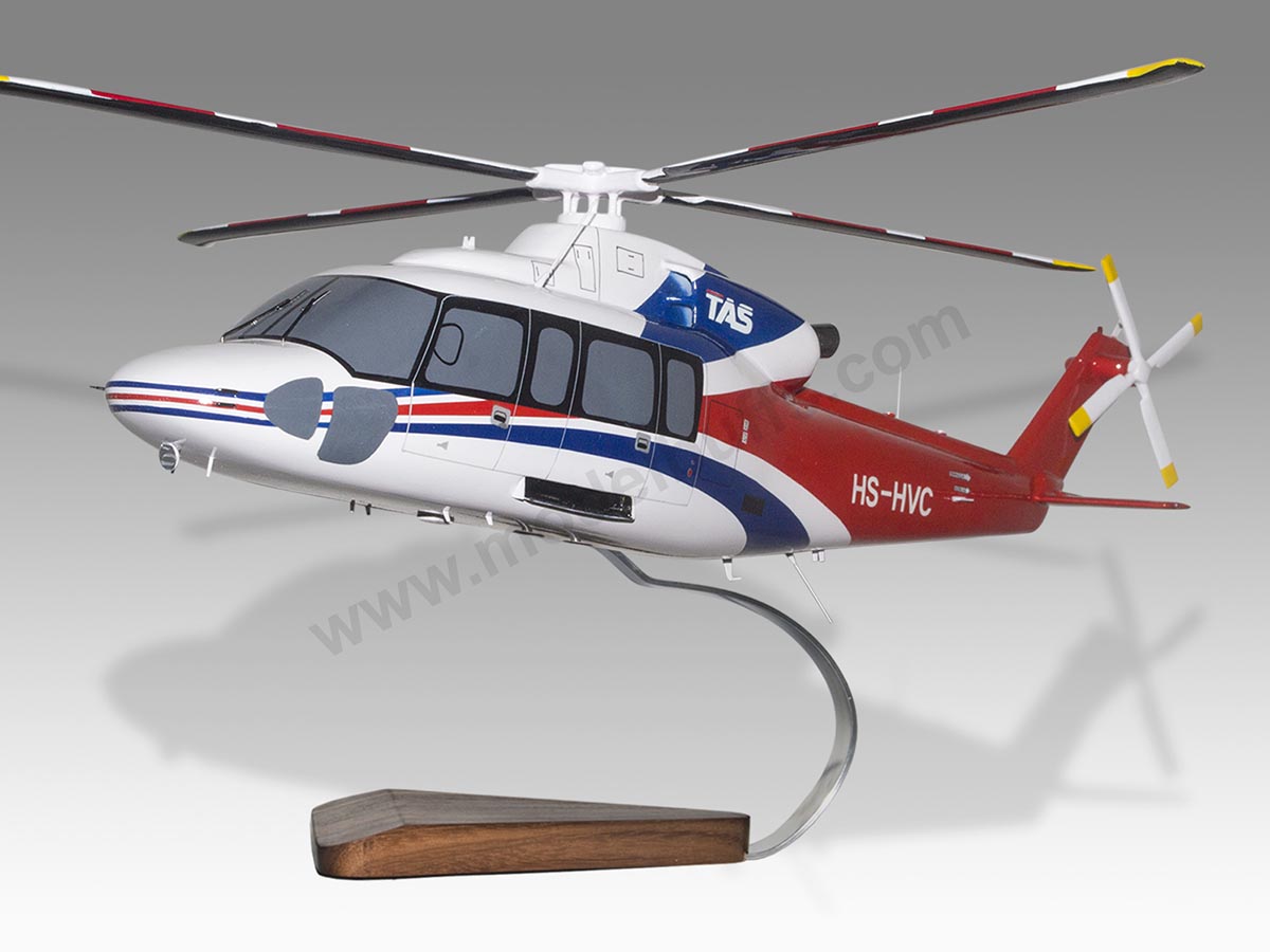 Sikorsky S-76D Thai Aviation Services Model Helicopters $194.50 Modelbuffs Custom Made ...